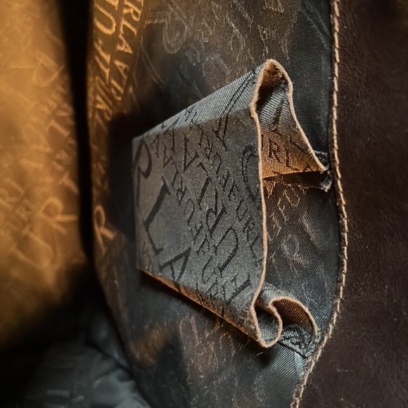 Women’s Furla Brown Leather Satchel with snap close. Made in Italy. Classy! - Picture 6 of 9